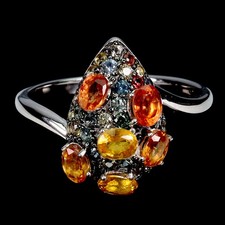 925 Bague en Argent Ovale