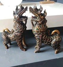 Chien foo chinois lions - chien,