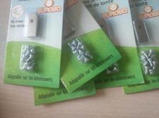 9 lames en acier au titane