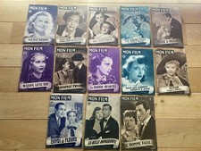 Lot  de 13 REVUES cinéma  " MON FILM "  - Stars des années 50 - Hollywood