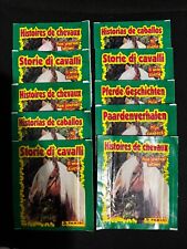 10 PACKETS POCHETTES BUSTINA TUTEN PANINI HISTOIRE DE CHEVAUX  1998 RARE