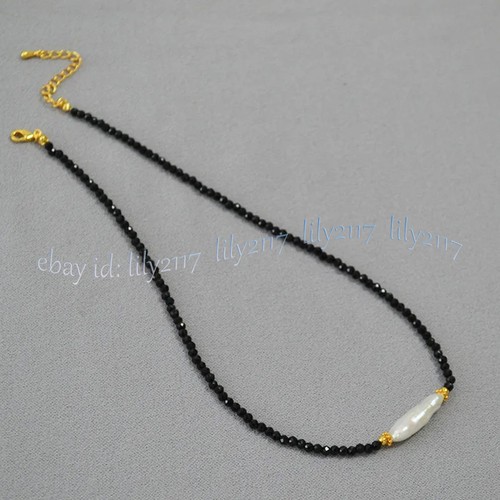 3mm faceted black spinel - 3mm,