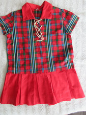 Robe écossaise fillette
