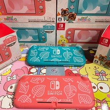 Console Nintendo Switch Lite S Rank BOX Animal Crossing limitée CIB Region Free