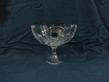 coupe à fruits en cristal de bohême