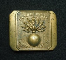 PLAQUE CEINTURON A.GODILLON GENDARMERIE - ORDRE PUBLIC - MODÈLE 1872