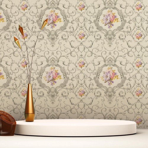Papier peint baroque - papier,