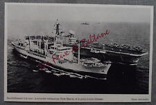 DOCUMENT PHOTO PETROLIER TIDE REACH PORTE AVION HERMES  1965 clipping