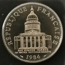 100 FRANCS 1984 FDC ARGENT