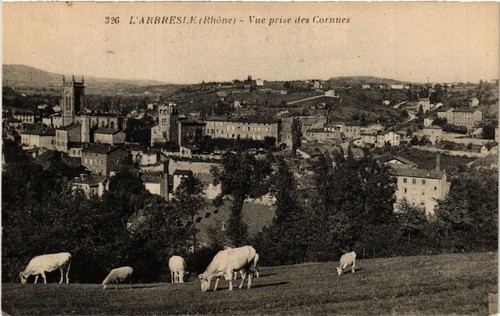 Cpa arbresle vue prise des - prise,