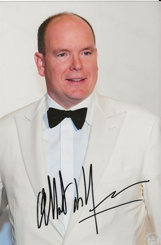 Autographe sur photo albert - de,