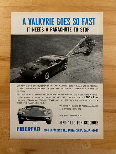 1967 print fiberfab - 1967, ad