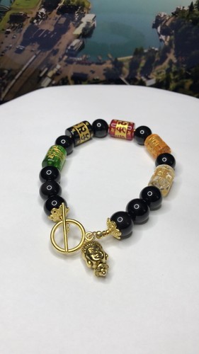 Natural black obsidian - 7.5”,