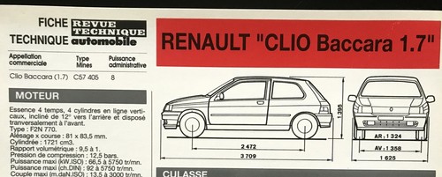 Fiche technique automobile - 1)fiche,