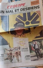 L'Equipe,20 juillet 1998, Desbiens,Durand,Virenque,Festina,Tour de France