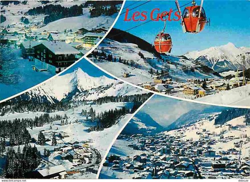 Carte postale les gets - carte,