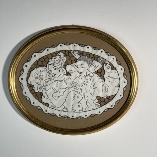 Broderie richelieu art déco - art,