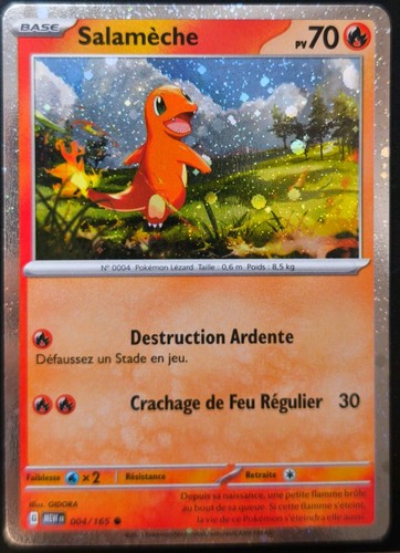 Carte pokemon salameche - carte,
