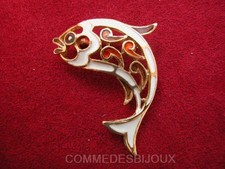 Broche Vintage Poisson Art