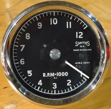 SMITHS ATRC TACHOMETER 12000 NORTON MANX, G50, 7R. DREHZAHLMESSER TOTALLY REMADE
