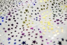 Tissu Organza ETOILES NOEL au