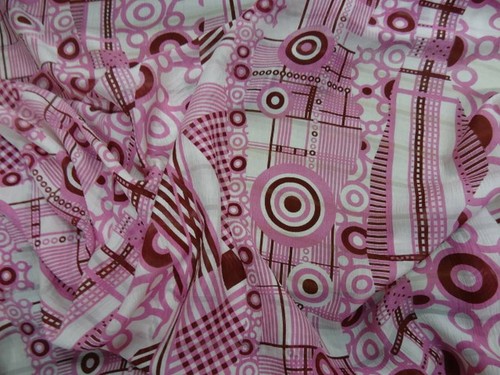 Tissu voile soie crépon - voile,
