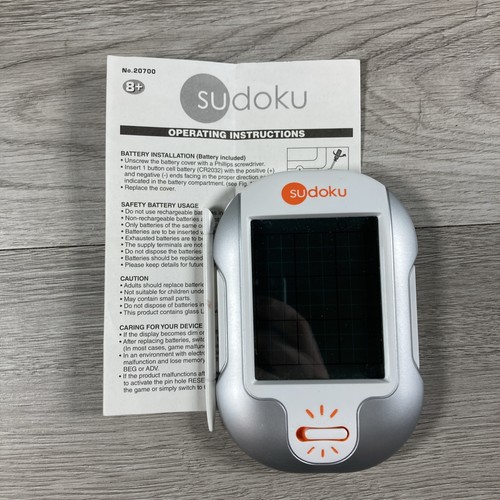 Sudoku illuminated handheld - sudoku,