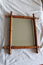 MIROIR VINTAGE BOIS FACON
