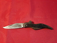 ancien couteau de poche en forme de chaussure