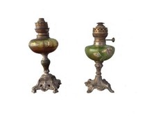 lampe à pétrole Art Nouveau