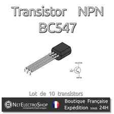 10x Transistor NPN BC547 - TO-92