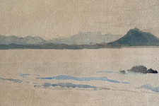 Tableau ancien aquarelle
