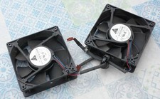 2X Delta Electronics moteur Brushless AFB1212SHE 12V 1.60A 3 pin 120 mm.