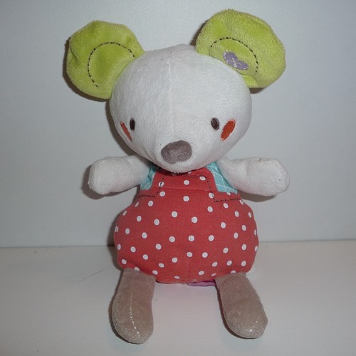 Doudou souris pommette - doudou,