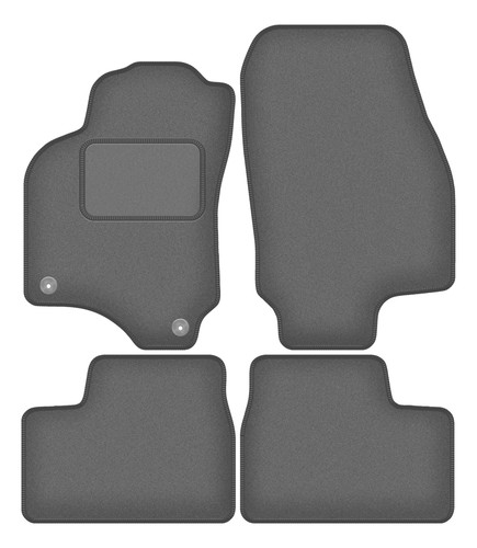 Tapis sol velours gris - tapis,