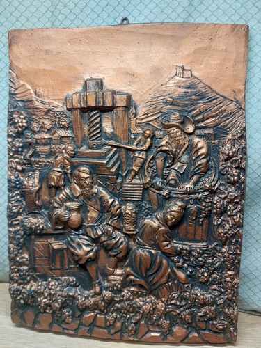 Plaque bas relief - plaque, résine
