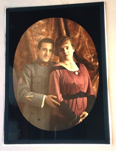 Autochrome militaire soldat - autochrome,