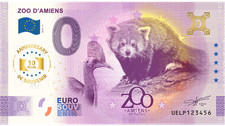 Billet Souvenir 2025 France Zoo Amiens - 10Th ANNIVERSARY