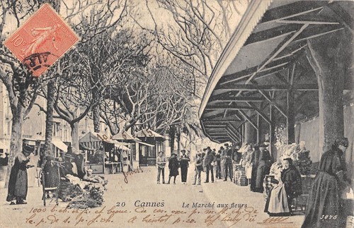 Cpa cannes le marche - le,