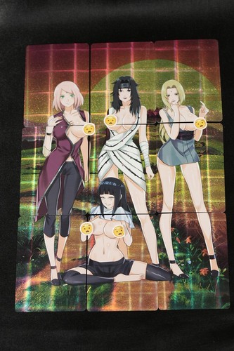 Set de 9 cartes Puzzle Naruto