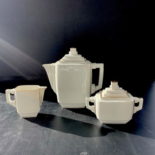 Art deco service théière pot - service,