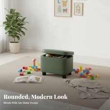 Tabouret Coffre Robuste Pouf