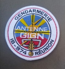 Écusson patch gendarmerie GIGN La Réunion Variante Classique 