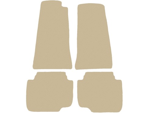 Beige velour tapis - beige,