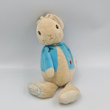 Doudou Lapin beige bleu PETER RABBIT - 36416