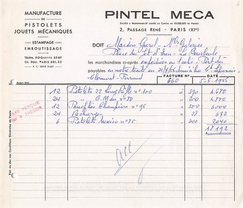 Paris fabricant pintel meca - paris,