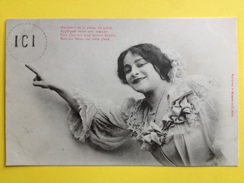 Cpa 1900 phot - phot., bergeret