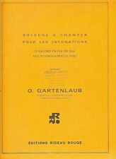 Méthode musicale - Odette Gartenlaub - Solfège à chanter pour les intonations