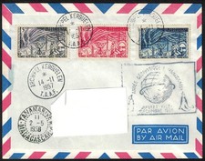 TAAF Lettre 1957 Y&T n°8, 9