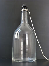 LAMPE VINTAGE 1960 GRANDE BOUTEILLE DE INGO MAURER POUR DESIGN M 60S EN VERRE